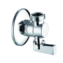 Factory sale  toilet angle brass valve with zinc handle with cheap price